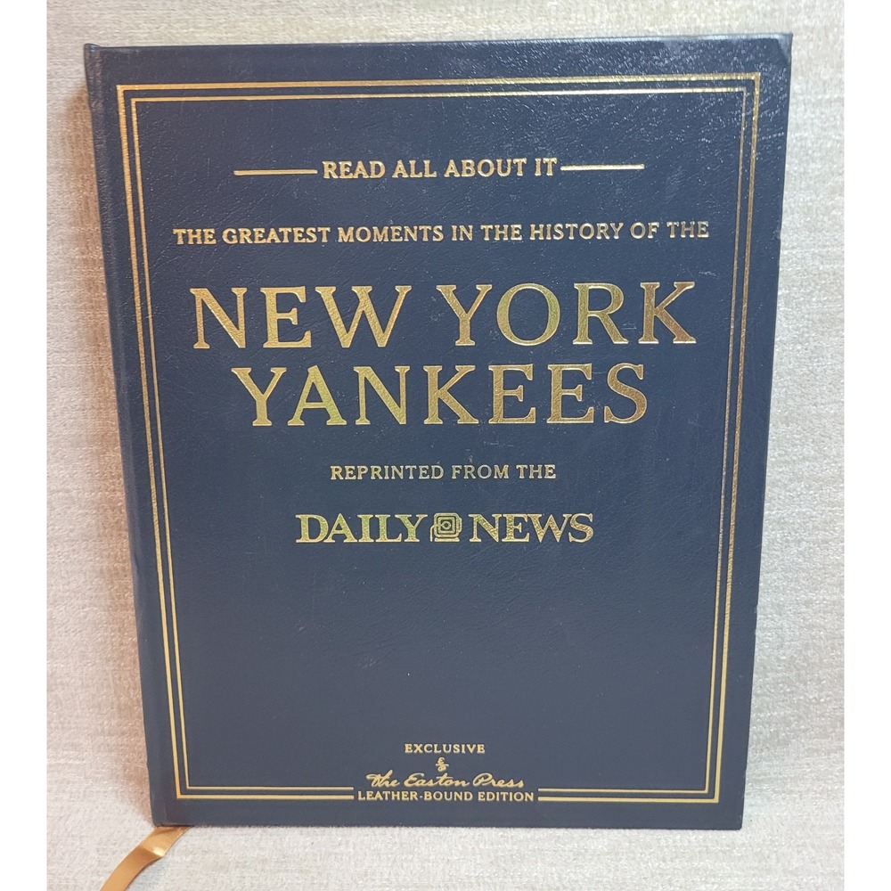 2006 New York Yankees Greatest Moments Easton Press Leather Bound Daily News